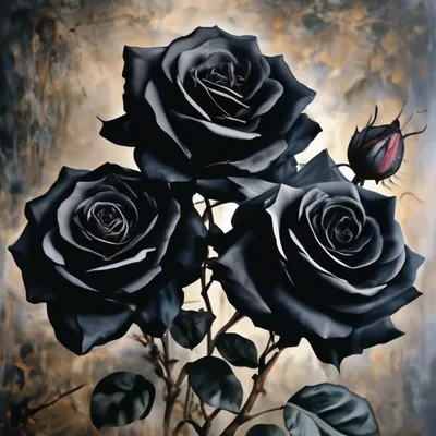 Черные розы в шляпной коробке – купить с бесплатной доставкой в Москве