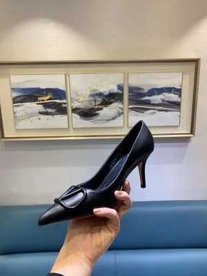 Кожаные черные туфли Chanel (арт. VM-1449349) | Интернет-магазин Vanity Mall