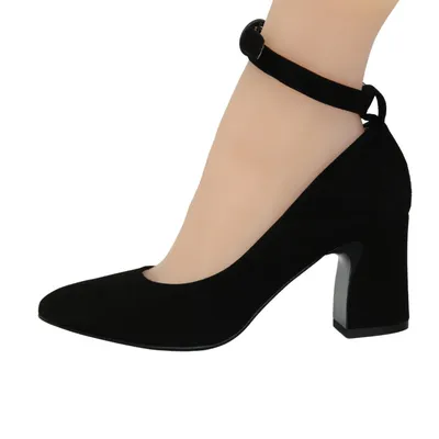 Женские черные туфли с пряжкой И-C25-7 - купить недорого в интернет  магазине \"OLLA\", Украина.