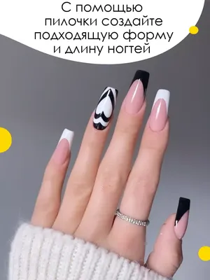 Чёрный френч 🖤💎 База от @lovely_nails_professional Молочная (не желтит )  Чёрный цвет от @emiroshnichenko | Instagram