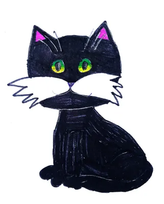 Мультяшный кот черный монстр - 68 фото