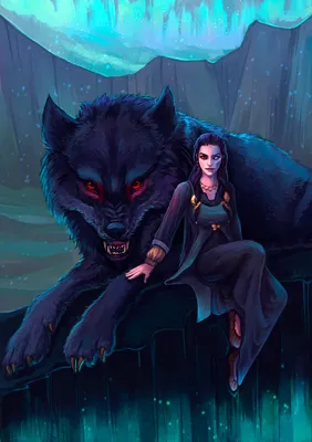 черный волк в лесу стоковое изображение. изображение насчитывающей глаза -  235121799