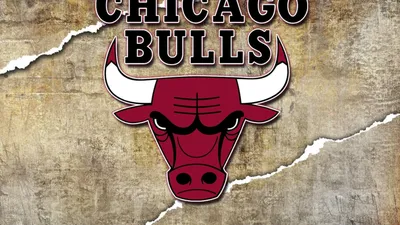 Обои бык, красный, Chicago bulls на рабочий стол