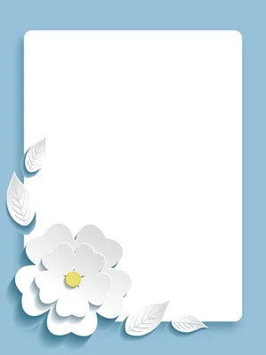 чисто белые цветы трехмерный стиль вырезки из бумаги красивый и свежий  простой фон Обои Изображение для бесплатной загрузки - Pngtree