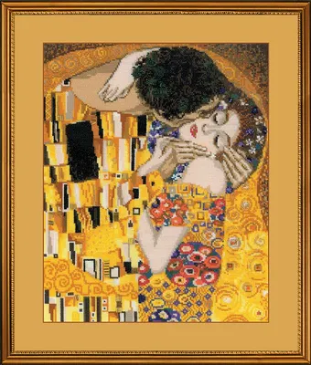 Картина маслом Поцелуй Густав Климт — В интерьер