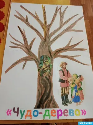 Изготовление плаката «Наше «Чудо-дерево» по мотивам сказки К. И. Чуковского  (6 фото). Воспитателям детских садов, школьным учителям и педагогам -  Маам.ру