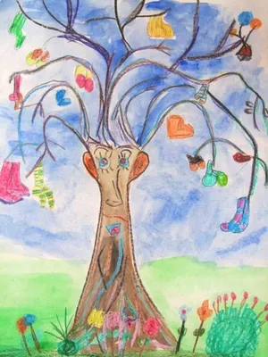 Чудо дерево картинки и детские рисунки для детей