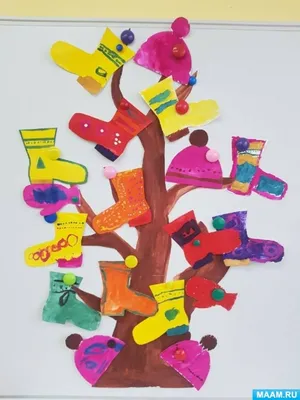 Коллективная аппликация «Вот какое дерево! Чудесное дерево!» по мотивам  стихотворения К. Чуковского «Чудо-дерево» (8 фото). Воспитателям детских  садов, школьным учителям и педагогам - Маам.ру