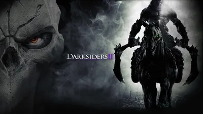 Скачать обои всадник, смерть, конь, Darksiders 2, Darksiders II, раздел  игры в разрешении 1920x1080