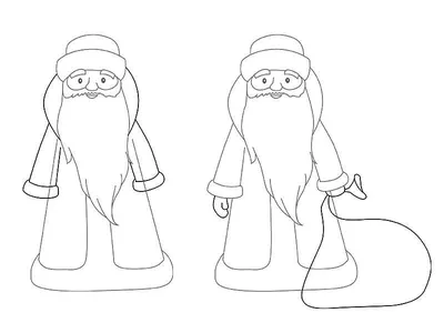 10 способов поэтапно нарисовать Деда Мороза - Лайфхакер