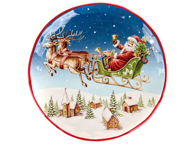 Наклейка Дед Мороз со Снегурочкой 29х41 см купить недорого в  интернет-магазине товаров для декора Бауцентр