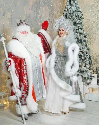Дед Мороз на тройке лошадей | Moscow