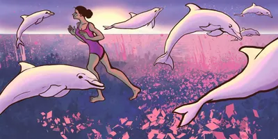 С анимацией Бутылконосый дельфин 3D модель - Скачать Животные на  3DModels.org