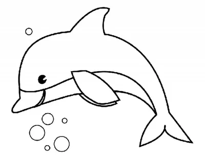 Счастливые Дельфины В Море Рисунок — стоковая векторная графика и другие  изображения на тему Дельфин - Дельфин, Иллюстрация, Без людей - iStock