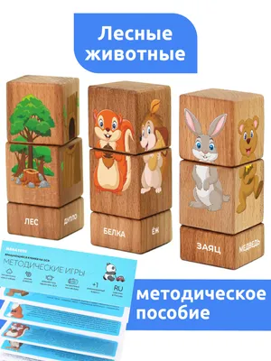 Кубики деревянные конструктор с картинками, серия Лесные животные.  Пирамидка сортер MEGA TOYS. Обучающий набор игрушек ребенку и для малышей  от 1 года - купить с доставкой по выгодным ценам в интернет-магазине OZON  (273287410)