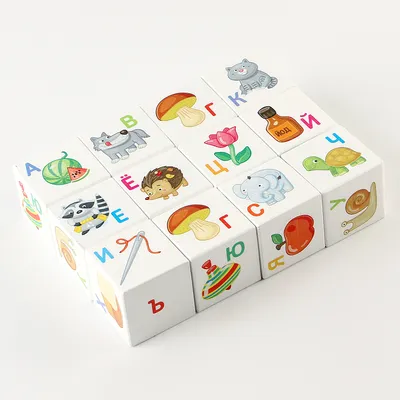Деревянные кубики с картинками с29637, цена 60 грн - купить Для  новорожденных и малышей новые - Клумба