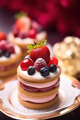 сладкие десерты торты фрукты десерты праздничные фотографии Фон Обои  Изображение для бесплатной загрузки - Pngtree