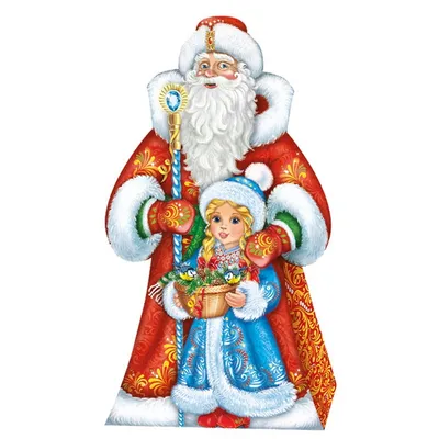 Ecoteka Коробка подарочная Новогодняя \"Дед Мороз и Снегурочка\" для упаковки  конфет и подарков, подарок на новый год детям, подарок упаковка на 0,8кг 5  шт. - купить по выгодной цене в интернет-магазине OZON (400779966)