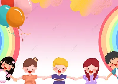 Радуга счастливый международный детский праздник фон, радуга, День детей,  счастливый фон картинки и Фото для бесплатной загрузки