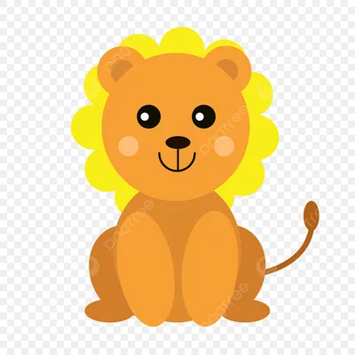 симпатичная фотография льва. мультфильм «Счастливые маленькие нарисованные  животные» Стоковое Изображение - изображение насчитывающей яркое, обои:  268357703