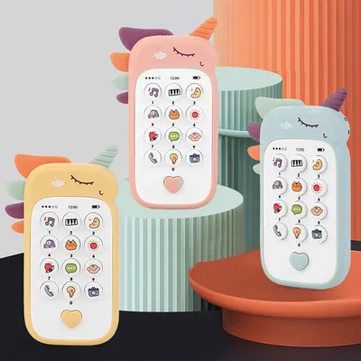 Kidpal детский сотовый телефон вокальные игрушки от 6 до 12 месяцев,  ролевые телефоны Развивающие игрушки для От 1 до 2 лет мальчиков и девочек  Подарки на день рождения | AliExpress