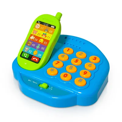 Музыкальная игрушка \"Детский обучающий телефон АЛЛОШКА\" купить по цене  299.81 ₽ в интернет-магазине KazanExpress