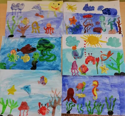 Корабли, детские рисунки : Конкурс Славное море