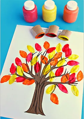 Рисунок Осень. Рисунки на тему Осень своими руками | Поделки, Осенние  поделки, Детские осенние поделки