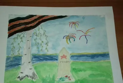 Детские рисунки ко Дню Победы - 130 фото