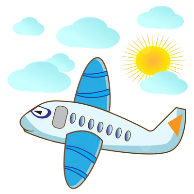 самолет мультфильм дети PNG , Дети, мультфильм, самолет PNG картинки и пнг  рисунок для бесплатной загрузки