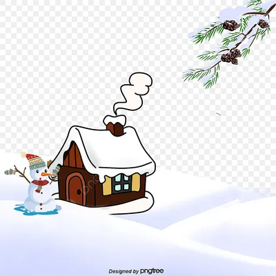 живописи дом детей снег PNG , детская комната, декоративные ветер,  сказочный мир PNG картинки и пнг PSD рисунок для бесплатной загрузки