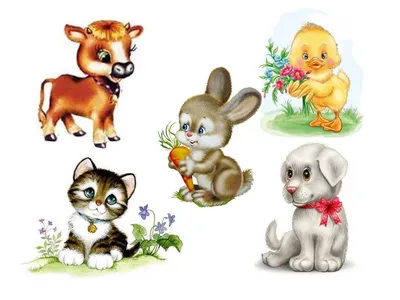 Вектор каракули детские рисунки милых животных Stock Illustration | Adobe  Stock