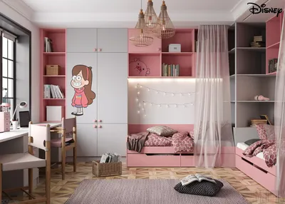 Детская комната Лайт, набор 2 купить в Санкт-Петербурге | Готовые детские  комнаты от магазина Место Мебели