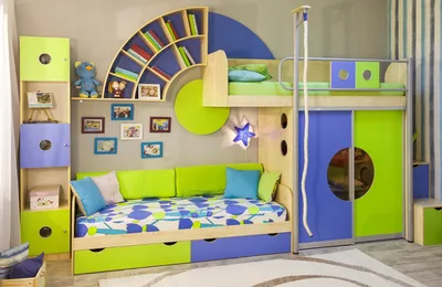 Дизайн детской комнаты для мальчика. 31 фото