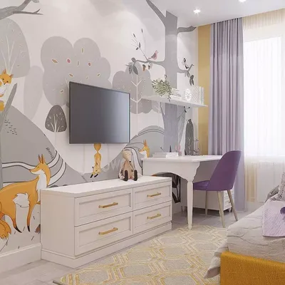 ≡ ➤ Нежный дизайн детской спальни для девочки-школьницы ⋆ Фабрика мебели  «Mamka™» ᐈ Эксперт детского пространства