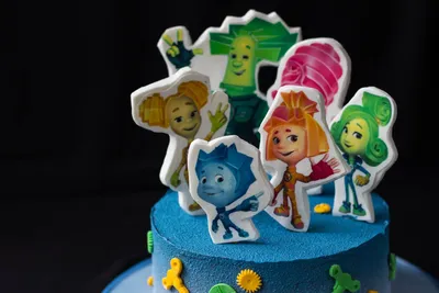 PrinTort Сахарная картинка на торт девочке единорог зефирный радужный