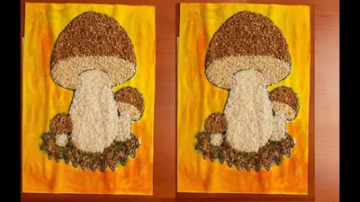 поделка гриб своими руками для детского сада - YouTube