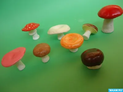 Изготовление муляжей грибов из глины (16 фото). Воспитателям детских садов,  школьным учителям и педагогам - Маам.ру
