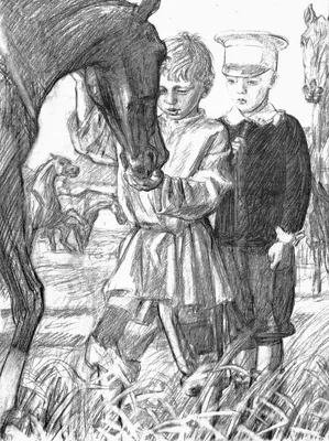 А.Н.Толстой \"Детство Никиты\" оформление и иллюстрации Н.А.Носкович