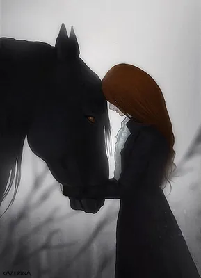 Девушка с лошадью | Пикабу