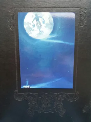 Иллюстрация Девушка на луне в стиле журнальный, компьютерная