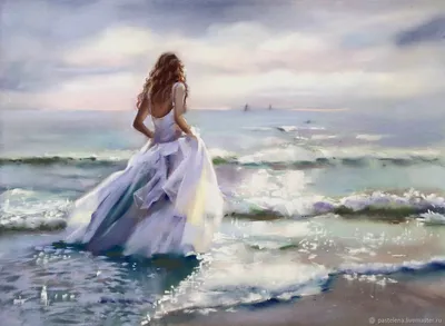 Картина \"Девочка и море\" – купить в интернет-магазине HobbyPortal.ru с  доставкой