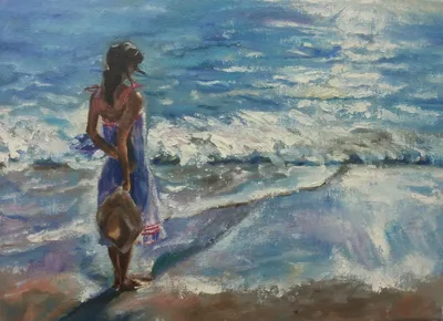 Девушка и море - Галерея ArtDefa