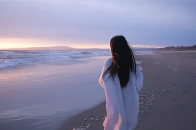 Модульная картина девушка море закат – ART-VEK