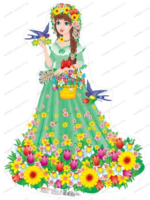 Купить Плакат Красавица Весна - цена от издательства Ранок Креатив