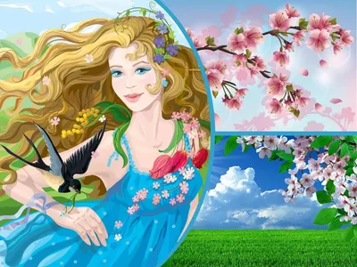 Картина Девушка \"Весна\" №512698 - купить в Украине на Crafta.ua