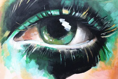 Девушка с зелеными глазами стоковое изображение. изображение насчитывающей  вероисповедно - 166126155