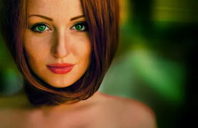 Девушки с зелеными глазами - красивые фото