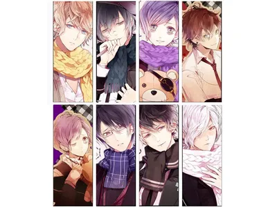 Закладка Дьявольские Возлюбленные/Diabolik Lovers (3) Купить в интернет  магазине AnimeStore4you.