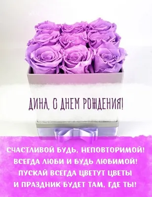 Поздравления Дине “С днем рождения” (31 фото) - shutniks.com